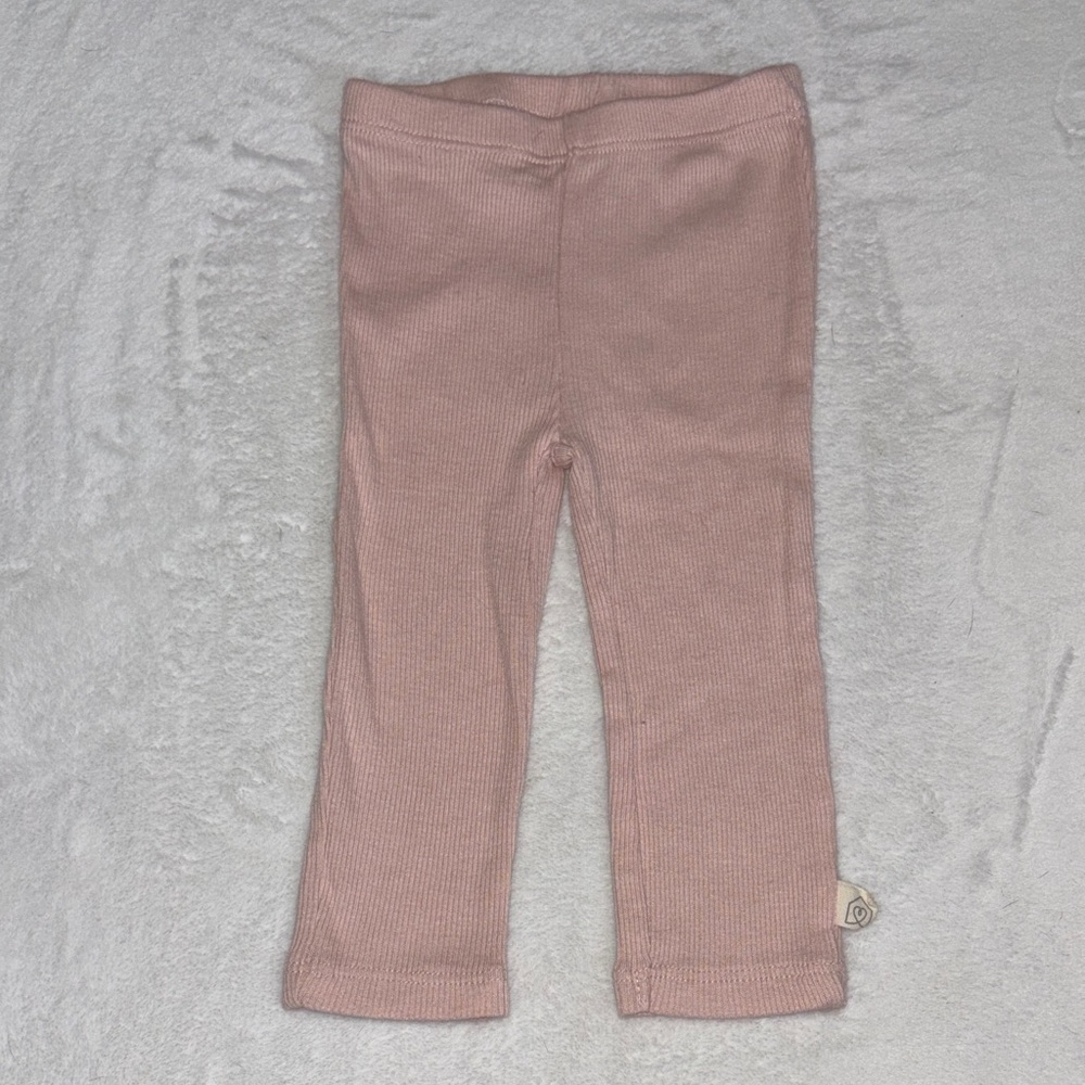 SNUG ribbed Cozy Blush Leggings bay girl 6-9 months
